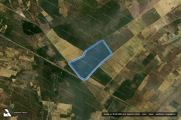 Imagem de satélite de FAZENDA ESPLANADA - Parte 3 em Belo Campo - BA