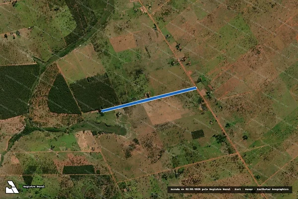 Imagem de satélite de P.A. MUTUM - ESTRADA VICINAL_B em Ribas do Rio Pardo - MS