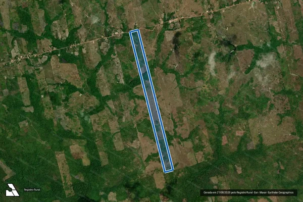 Imagem de satélite de FAZENDA BACURI I - P.A. ALTO TURI III / Parte 1