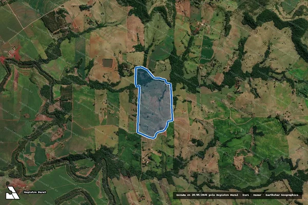 Imagem de satélite de SITIO PANORAMA - Parte 1 em Cornélio Procópio - PR