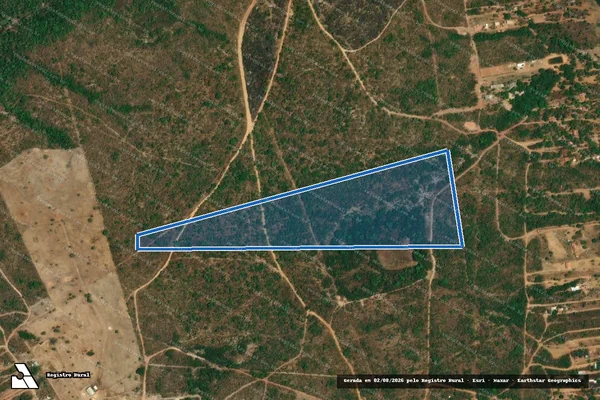 Imagem de satélite de FAZENDA MIÉIS ou MIEJE - 001 em Uruaçu - GO