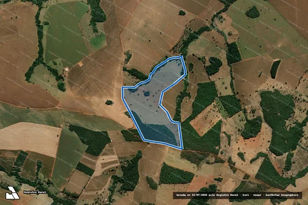 Imagem de satélite de FAZENDA SANTANA E SANTA BÁRBARA em Vianópolis - GO