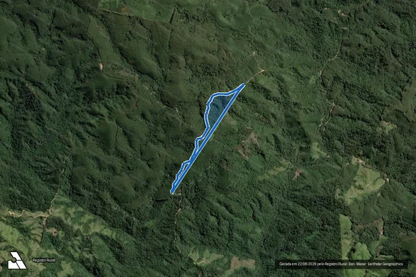 Imagem de satélite de Fazenda Serra Bonita em Apiaí - SP