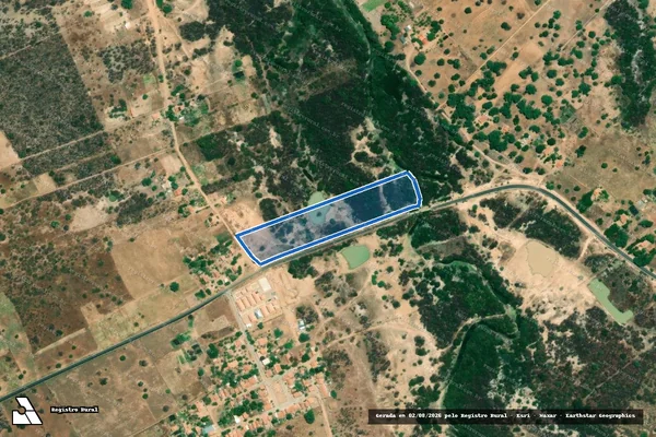 Imagem de satélite de FAZENDA MILAGRES - GLEBA 01 em Morpará - BA