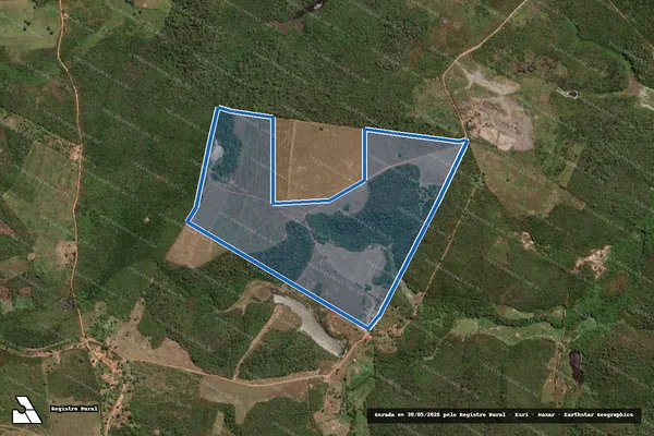 Imagem de satélite de FAZENDA MUCUNA - Parte 1 em Baturité - CE