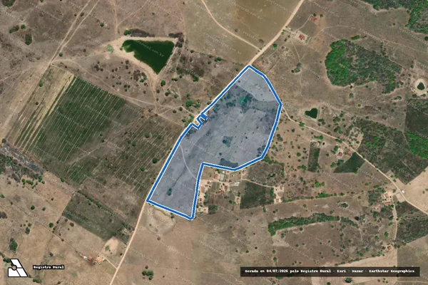 Imagem de satélite de FAZENDA TINGUI - Parte 1 em Minador do Negrão - AL