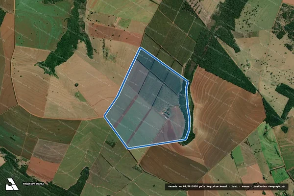 Imagem de satélite de Fazenda Boa Vista em Santa Cruz do Rio Pardo - SP