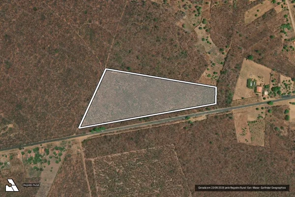 Imagem de satélite de CHAPADA DO MUDUBIM - Parte 1 em São João da Varjota - PI