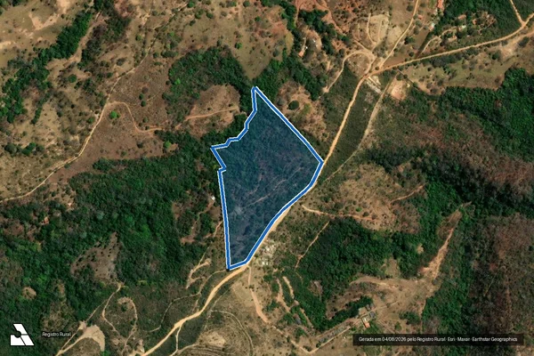 Imagem de satélite de GLEBA 02 - CANA DO REINO - FAZENDA MANDI - Parte 1 em Lagoa Santa - MG