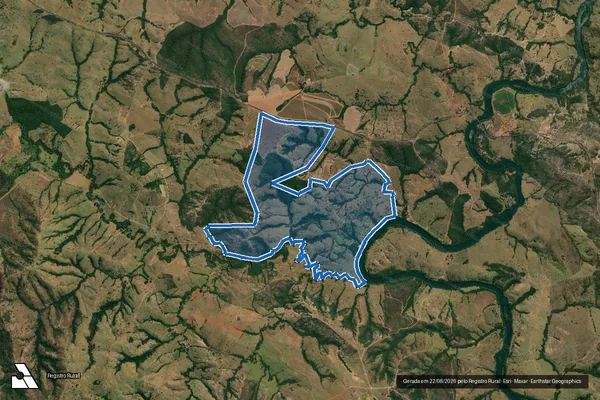 Imagem de satélite de FAZENDA SÃO DOMINGOS - Parte 1 em Catalão - GO