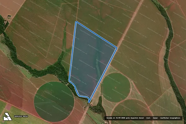 Imagem de satélite de Fazenda Olho D?Água - Única em Balsas - MA
