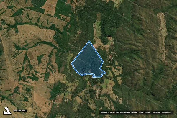 Imagem de satélite de FAZENDA RIO DOS BOIS - QUINHÃO 08 em Vianópolis - GO