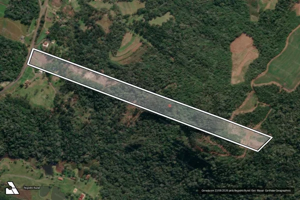 Imagem de satélite de SITIO CORREA - Parte 1 em União da Vitória - PR
