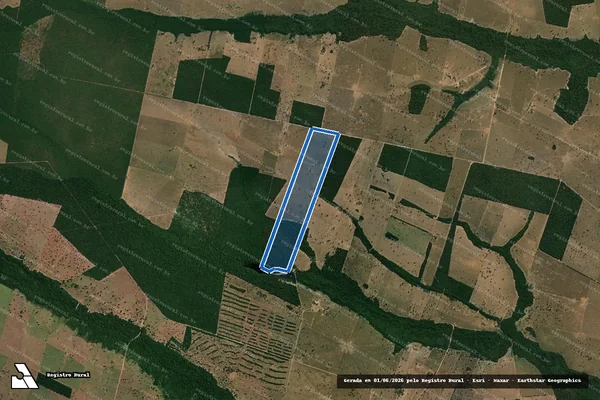 Imagem de satélite de Fazenda Boa Vista - Fazenda Boa Vista em Barra do Bugres - MT