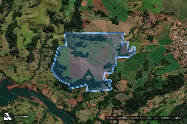 Imagem de satélite de FAZENDA ALGODOEIRO OU FAZENDA DOS ALVES em Guarapuava - PR