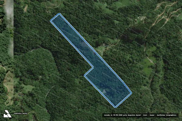 Imagem de satélite de SITIO AMARILHO POSSE - Parte 1 em Santo Amaro da Imperatriz - SC