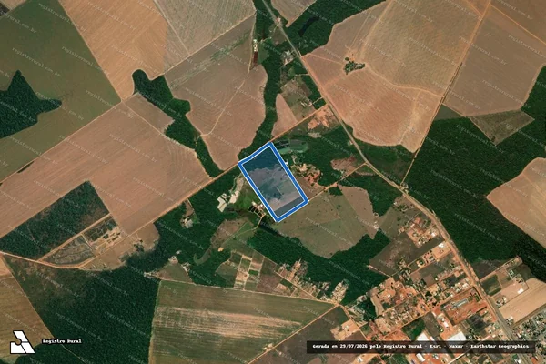 Imagem de satélite de SÍTIO NOSSA SENHORA DO BOM SUCESSO - Parte 1 em Tapurah - MT