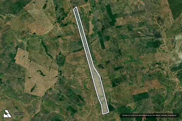 Imagem de satélite de FAZENDA SANTO ANTONIO / PARCELA-1 em São Luís Gonzaga do Maranhão - MA