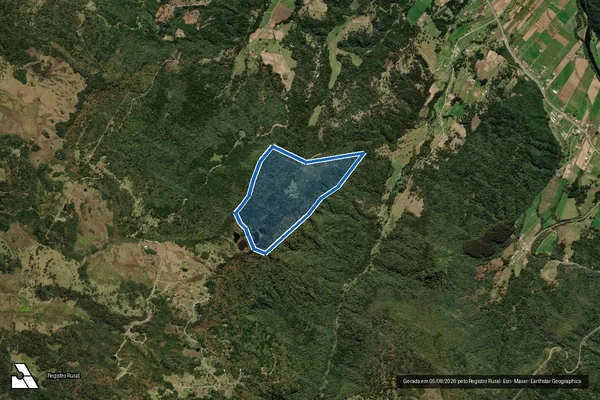Imagem de satélite de Sítio Santa Tereza - Parte 1 em Urubici - SC