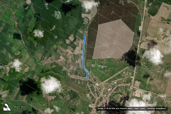 Imagem de satélite de PA PATIZINHO ? ESTRADA VICINAL 3 - PARTE 1 em Esplanada - BA