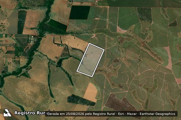 Imagem de satélite de Fazenda Tabapuã - Parcela 1 em Pontalinda - SP