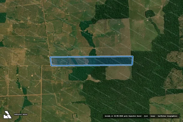 Imagem de satélite de Alta Floresta D Oeste - - - LOTE 17C - em Alto Alegre dos Parecis - RO
