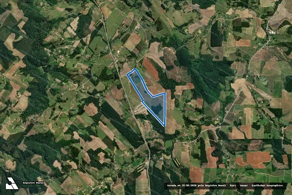 Imagem de satélite de MATR 23676 - PARCELA A 23676 em Taió - SC