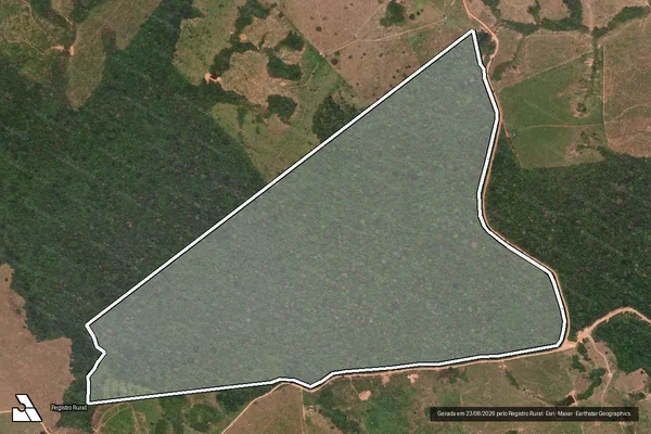 Imagem de satélite de Estância Vitório - Gleba A em Nova Monte Verde - MT