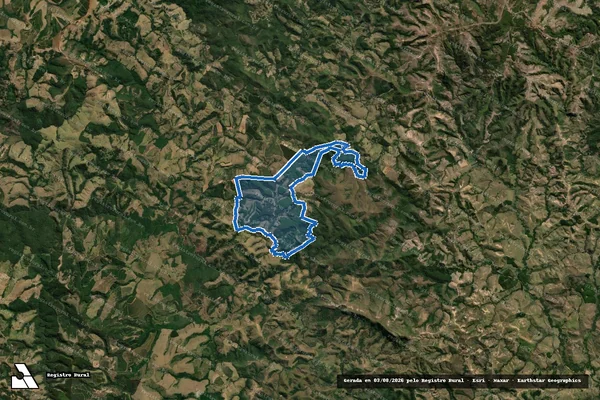 Imagem de satélite de Fazenda Tigre, Fortaleza e Fortaleza - Parte 1 em Córrego Danta - MG