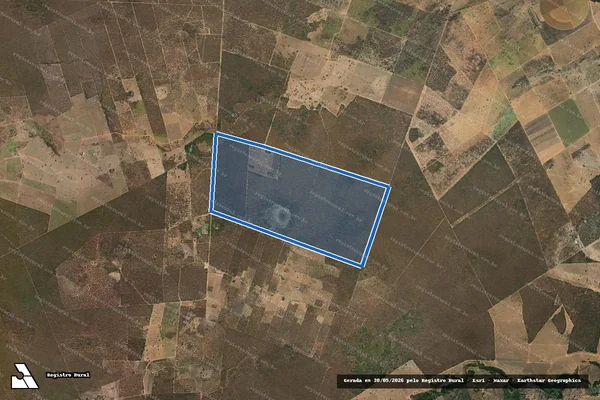 Imagem de satélite de Fazenda Anamar - Parte 2 em Verdelândia - MG