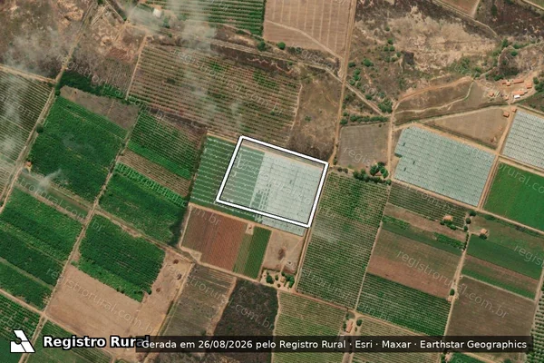 Imagem de satélite de Lote Agrícola 797 B Núcleo - 11 - Parte 2 - Parcela 1 ? ANEXO em Petrolina - PE