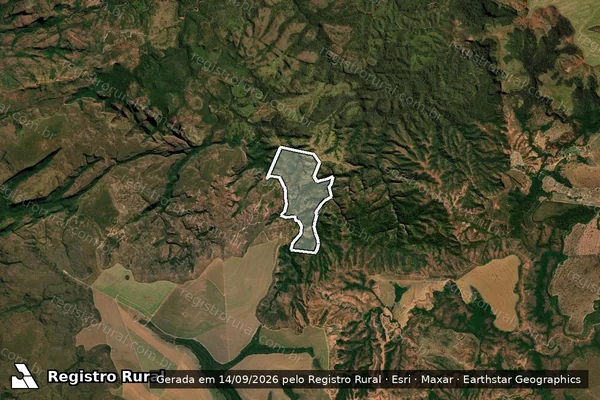 Imagem de satélite de LOTE 05 - FAZENDA PARAÍSO