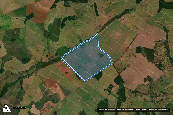 Imagem de satélite de FAZENDA JUNQUEIRA - ÁREA II em Nova Andradina - MS
