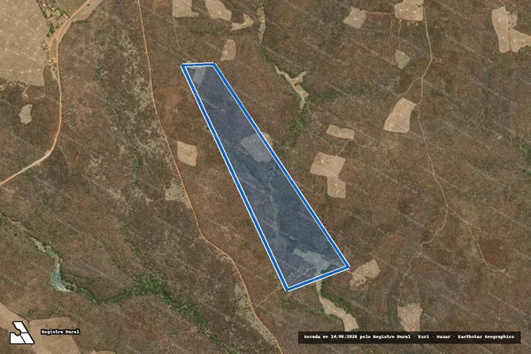 Imagem de satélite de FAZENDA VIEIRA GOMES - LOTE 16 em Parambu - CE