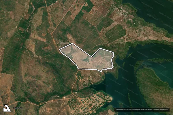 Imagem de satélite de FAZENDA BOM SOSSEGO - PARTES DO LOTE 13, DO LOTEAMENTO ALMINHAS, 1ª ETAPA - 001 em São Salvador do Tocantins - TO