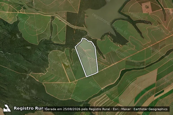 Imagem de satélite de Fazenda Sonora Estancia - PARTE 01 em Sonora - MS