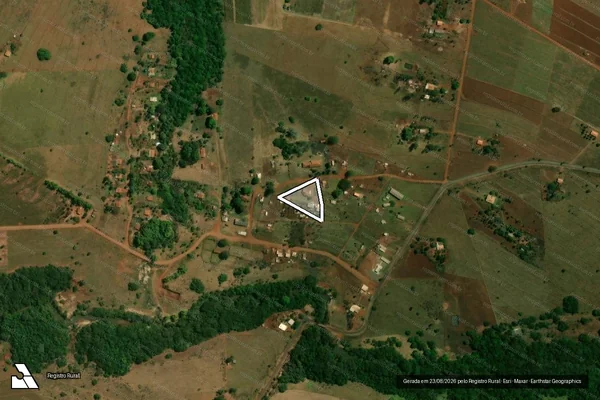 Imagem de satélite de PROJETO DE ASSENTAMENTO ESTRELA JARAGUARI - Igreja em Jaraguari - MS