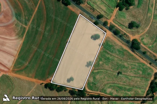 Imagem de satélite de SITIO SÃO LOURENÇO - PARTE 2 em Novo Horizonte - SP