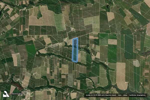 Imagem de satélite de Sitio Santa Luzia - Parte 1 em Sooretama - ES