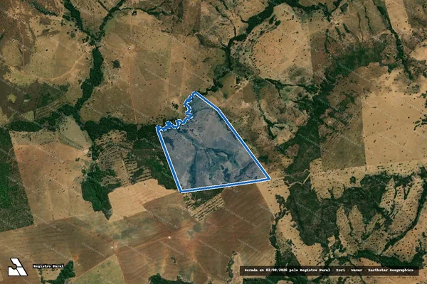 Imagem de satélite de FAZENDA ESPERANÇA - 001 em Santa Fé de Goiás - GO