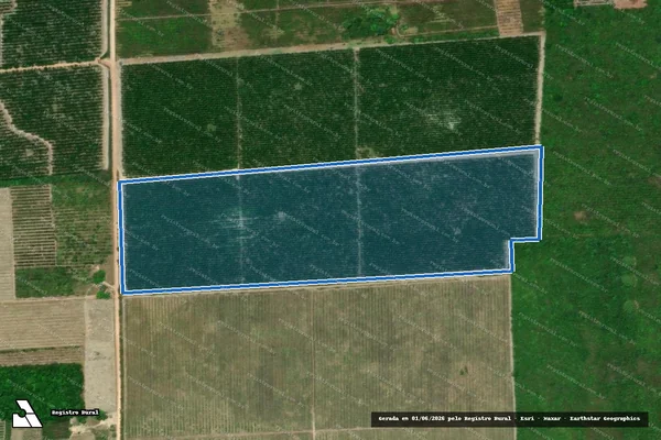 Imagem de satélite de FAZENDA ORNELA - LOTE 052 - PERIMETRO em Capitão Poço - PA