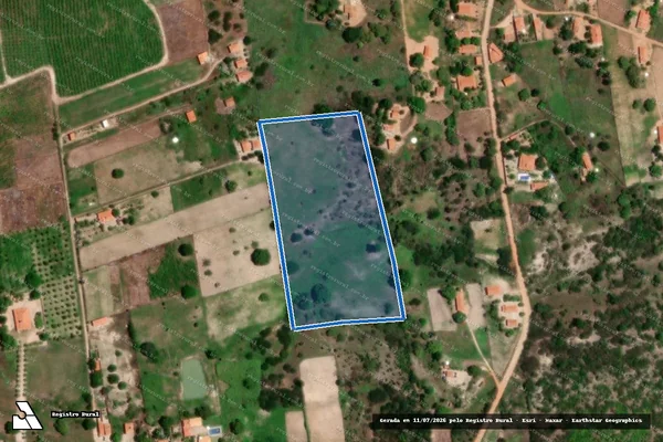 Imagem de satélite de LOTE 43 - SÍTIO CATOLÉ DOS FERREIRAS  - Parte 1 em Juazeiro do Norte - CE
