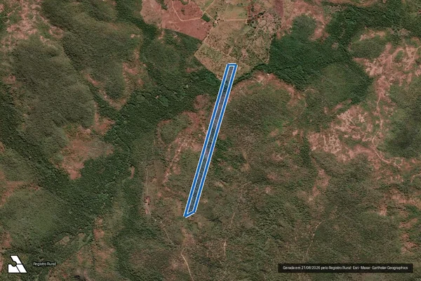 Imagem de satélite de FAZENDA VÁRZEA I - PARCELA 1 - LOTE 45 em São Francisco do Maranhão - MA