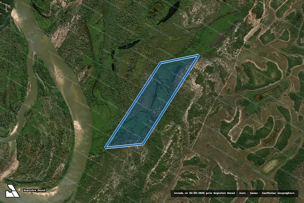 Imagem de satélite de Fazenda Santa Tereza I - Parte 3 em Novo Santo Antônio - MT