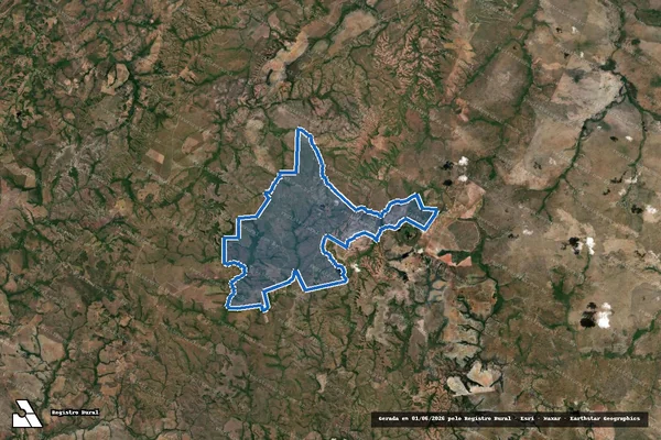 Imagem de satélite de FAZENDA SALIONE em Ponte Alta do Tocantins - TO