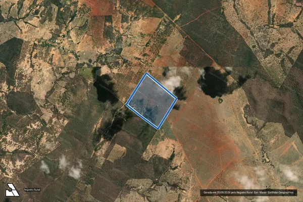 Imagem de satélite de FAZENDA RIACHO ACIMA E CANOAS - GLEBA 9 em Francisco Sá - MG