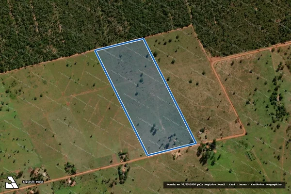 Imagem de satélite de Projeto de Assentamento Avaré - Lote 016 em Ribas do Rio Pardo - MS