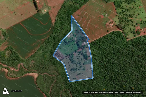 Imagem de satélite de PROJETO DE ASSENTAMENTO MAGNO OLIVEIRA - Lote 43 em Amambai - MS