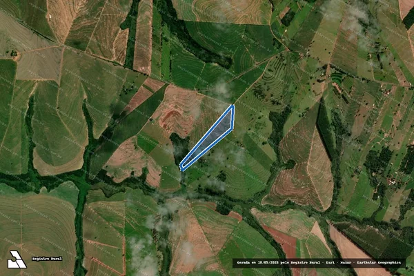Imagem de satélite de Lote de terras sob n° 234 - Parcela 1 em Cafezal do Sul - PR