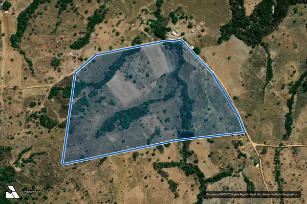 Imagem de satélite de Lote 13 (Gleba A) - Projeto de Assentamento Dom Tomaz Balduino - Lote 13 ? PA Dom Tomaz Balduino em Goiás - GO